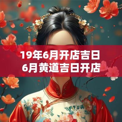 19年6月开店吉日 6月黄道吉日开店