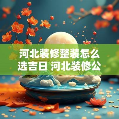 河北装修整装怎么选吉日 河北装修公司