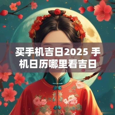 买手机吉日2025 手机日历哪里看吉日