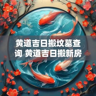 黄道吉日搬坟墓查询 黄道吉日搬新房