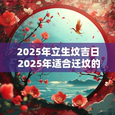 2025年立生坟吉日 2025年适合迁坟的日子