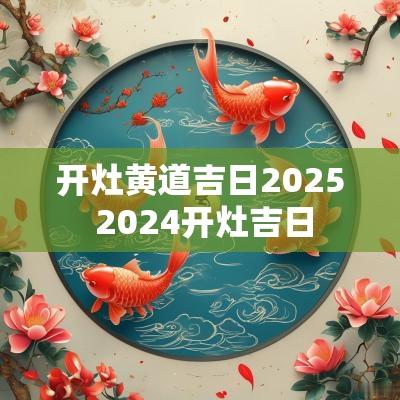 开灶黄道吉日2025 2025开灶吉日
