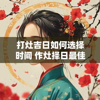 打灶吉日如何选择时间 作灶择日最佳方法
