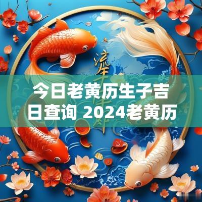 今日老黄历生子吉日查询 2025老黄历生子吉日