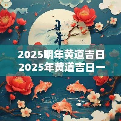 2025明年黄道吉日 2025年黄道吉日一览表