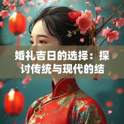 婚礼吉日的选择：探讨传统与现代的结合