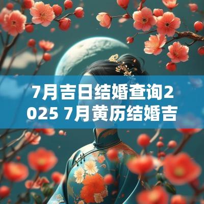 7月吉日结婚查询2025 7月黄历结婚吉日查询