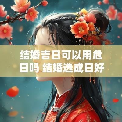 结婚吉日可以用危日吗 结婚选成日好,还是危日好呢?