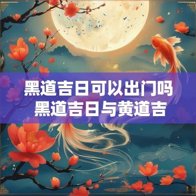 黑道吉日可以出门吗 黑道吉日与黄道吉日区别