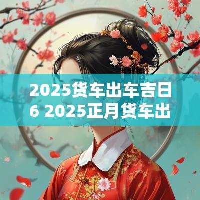 2025货车出车吉日6 2025正月货车出车吉日