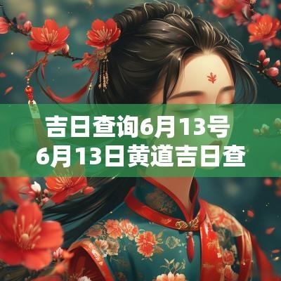 吉日查询6月13号 6月13日黄道吉日查询2025年