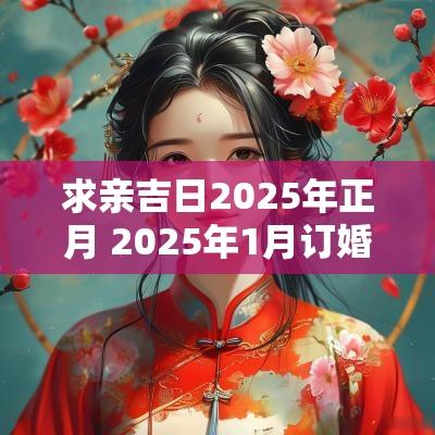 求亲吉日2025年正月 2025年1月订婚黄道吉日