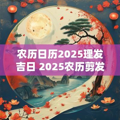 农历日历2025理发吉日 2025农历剪发吉日表