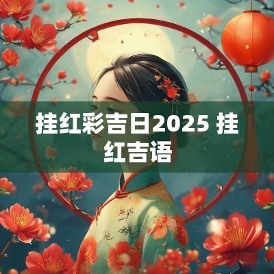 挂红彩吉日2025 挂红吉语
