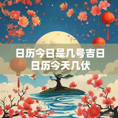 日历今日是几号吉日 日历今天几伏
