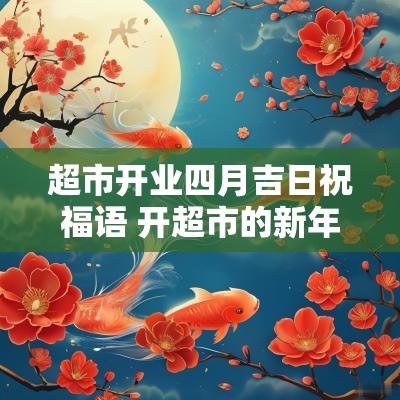 超市开业四月吉日祝福语 开超市的新年祝福语