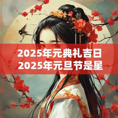 2025年元典礼吉日 2025年元旦节是星期几