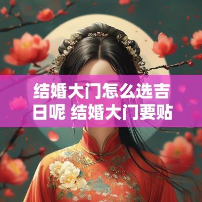 结婚大门怎么选吉日呢 结婚大门要贴喜字吗