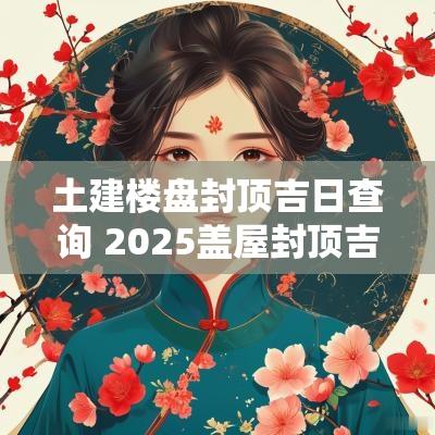 土建楼盘封顶吉日查询 2025盖屋封顶吉日