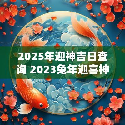 2025年迎神吉日查询 2025蛇年迎喜神方向