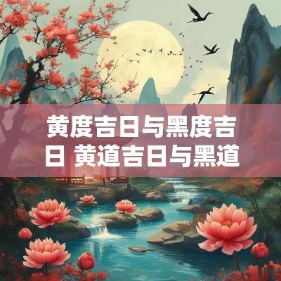 黄度吉日与黑度吉日 黄道吉日与黑道凶日的区别
