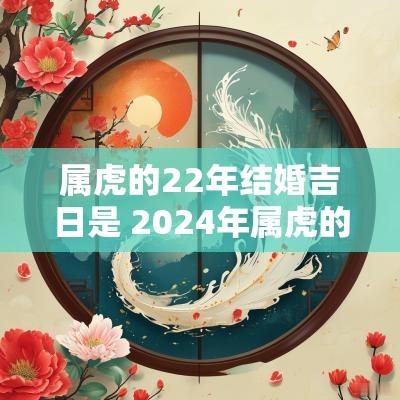 属虎的22年结婚吉日是 2025年属虎的适合结婚吗男