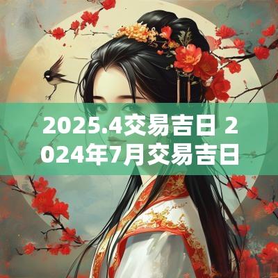 2025.4交易吉日 2025年7月交易吉日