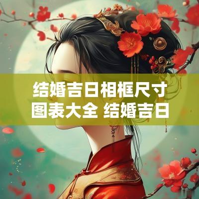 结婚吉日相框尺寸图表大全 结婚吉日相框尺寸图表大全图片