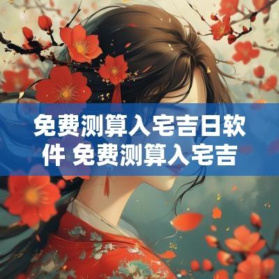 免费测算入宅吉日软件 免费测算入宅吉日软件有哪些