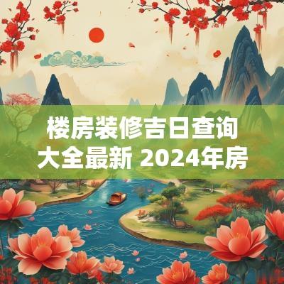 楼房装修吉日查询大全最新 2025年房屋装修吉日