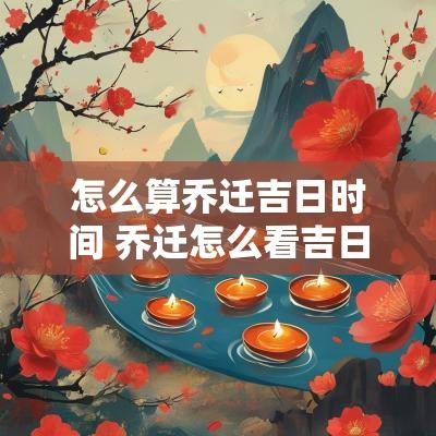 怎么算乔迁吉日时间 乔迁怎么看吉日和时间