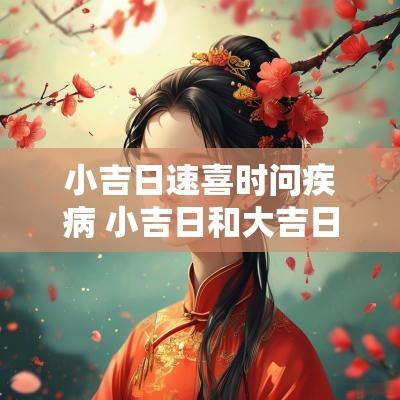 小吉日速喜时问疾病 小吉日和大吉日