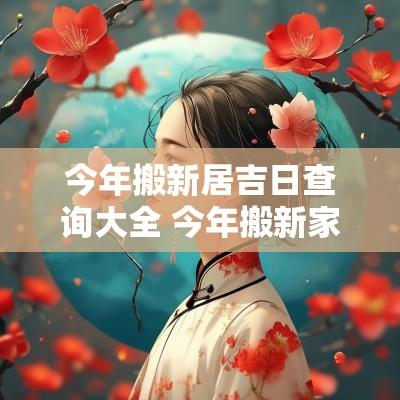 今年搬新居吉日查询大全 今年搬新家最好的吉日