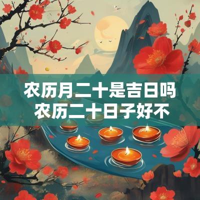 农历月二十是吉日吗 农历二十日子好不好