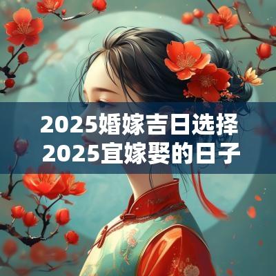 2025婚嫁吉日选择 2025宜嫁娶的日子