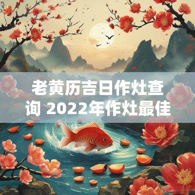 老黄历吉日作灶查询 2025年作灶最佳吉日老黄历