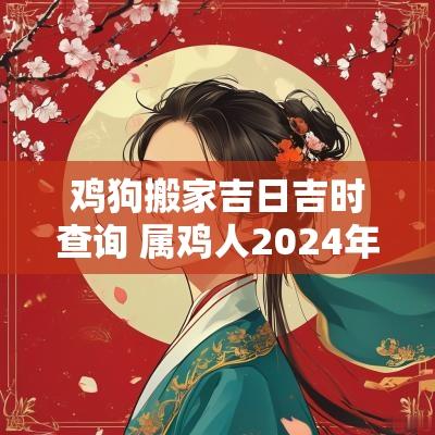 鸡狗搬家吉日吉时查询 属鸡人2025年搬家吉日
