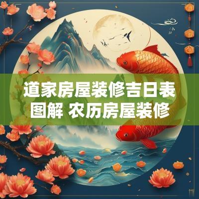 道家房屋装修吉日表图解 农历房屋装修吉日查询