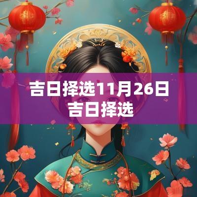 吉日择选11月26日 吉日择选