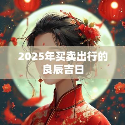 2025年买卖出行的良辰吉日