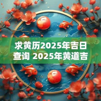 求黄历2025年吉日查询 2025年黄道吉日查询