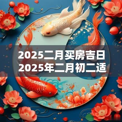 2025二月买房吉日 2025年二月初二适合搬家吗
