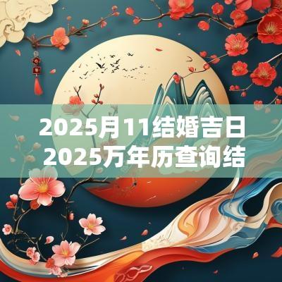 2025月11结婚吉日 2025万年历查询结婚吉日