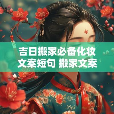 吉日搬家必备化妆文案短句 搬家文案短句干净高级