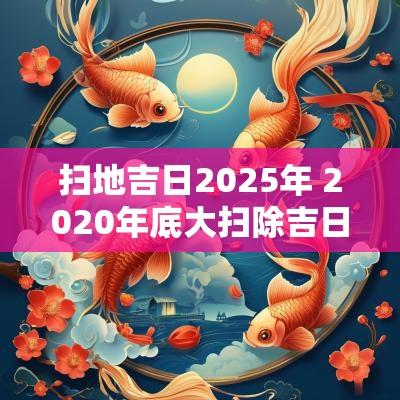 扫地吉日2025年 2025年底大扫除吉日