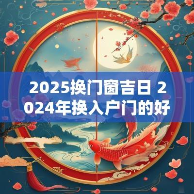 2025换门窗吉日 2025年换入户门的好日子