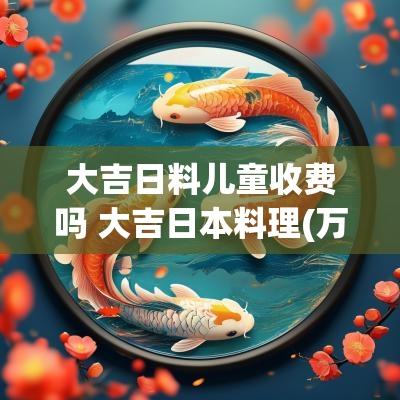 大吉日料儿童收费吗 大吉日本料理(万达店)怎么样