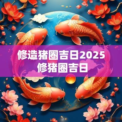 修造猪圈吉日2025 修猪圈吉日