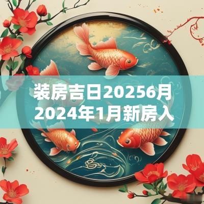 装房吉日20256月 2025年1月新房入宅黄道吉日
