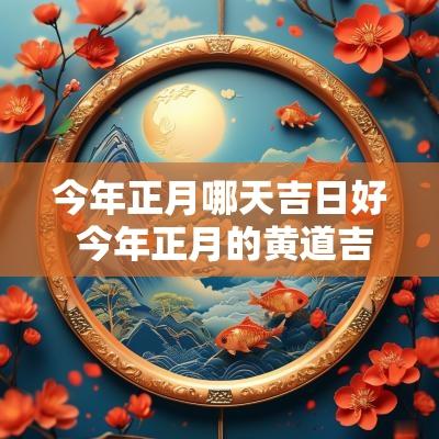 今年正月哪天吉日好 今年正月的黄道吉日有哪几天